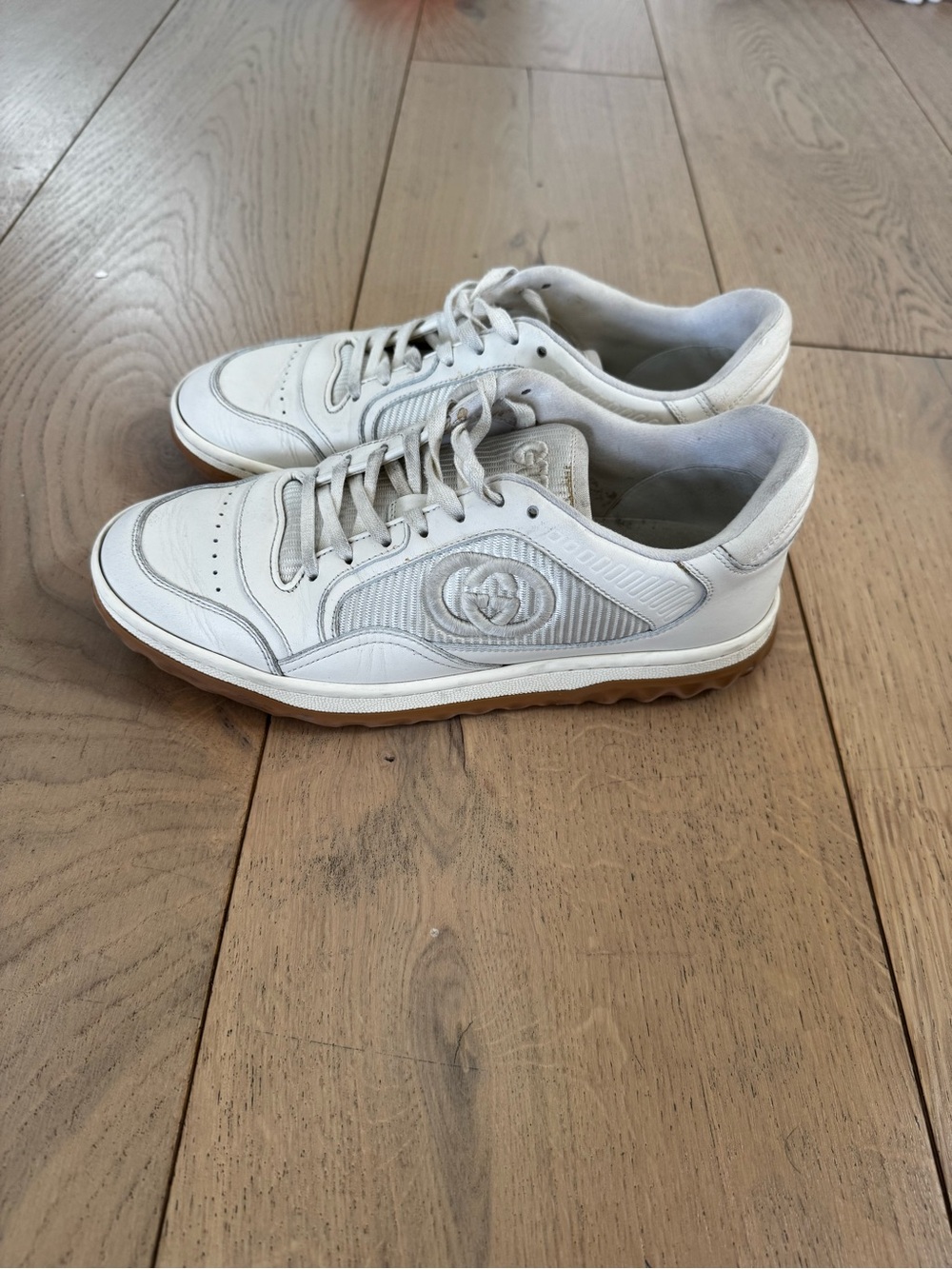 Gucci White Leather Women’s Casual Sneakers 2023